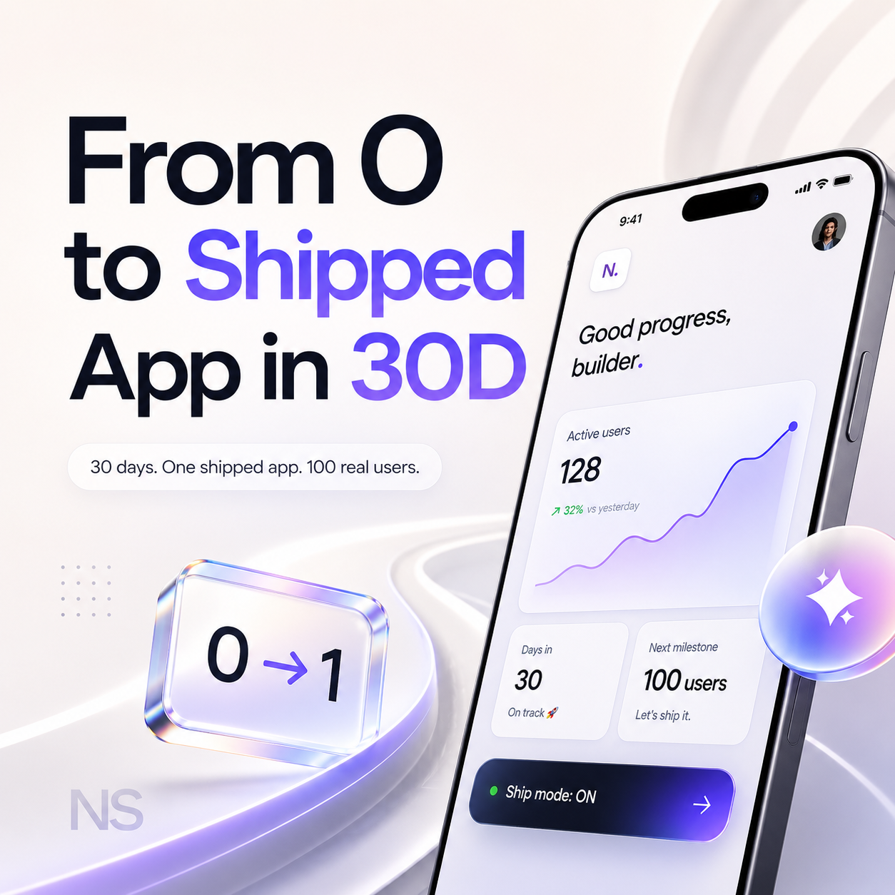 From 0 to Shipped App in 30D