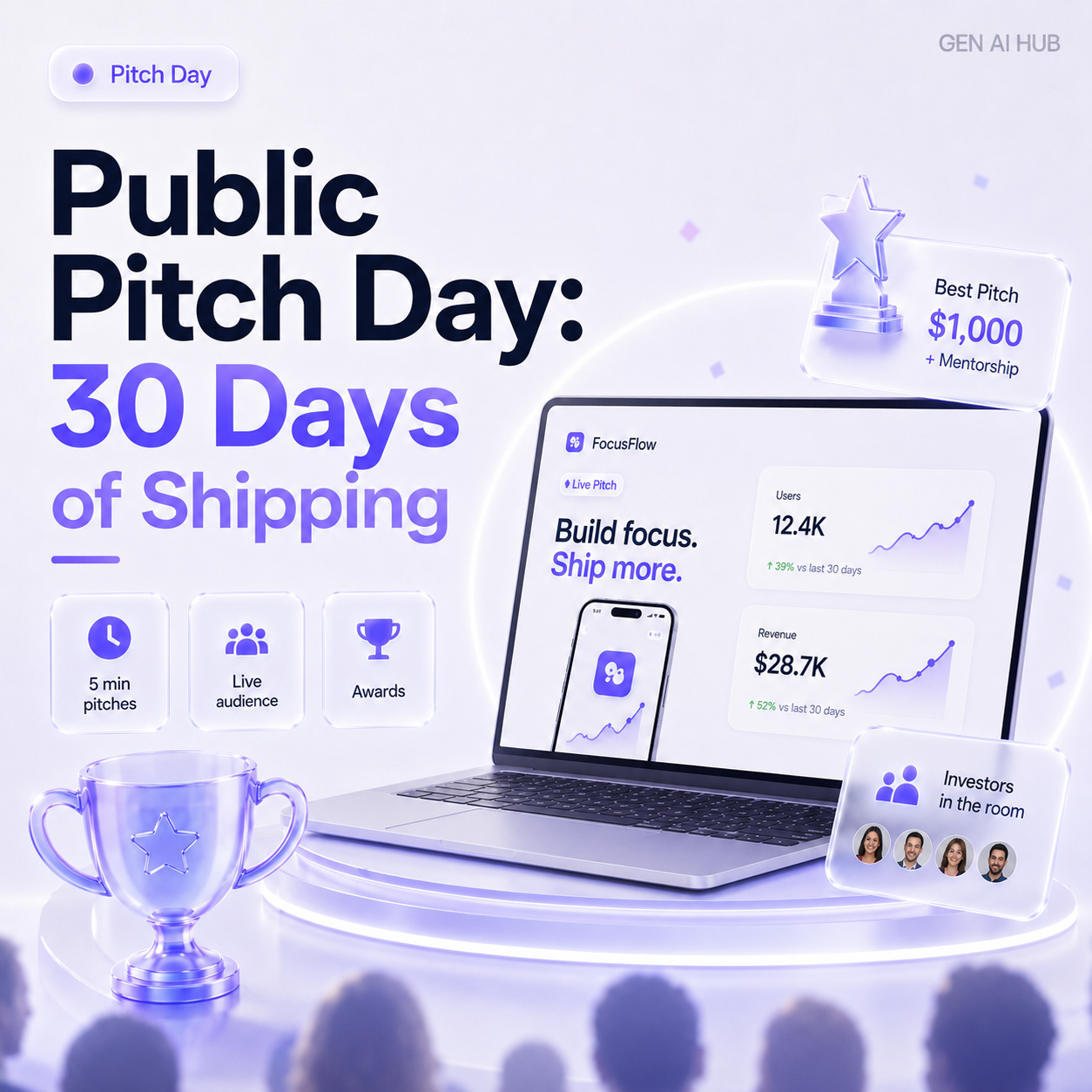 🌟 Public Pitch Day: 30 Days of Shipping